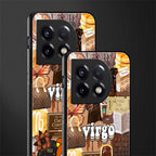 virgo aesthetic collage back phone cover | glass case for oneplus 11