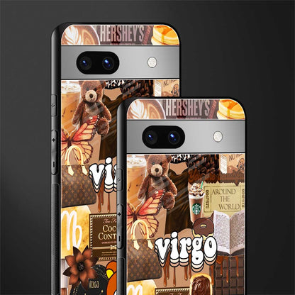 virgo aesthetic collage back phone cover | glass case for Google Pixel 7A