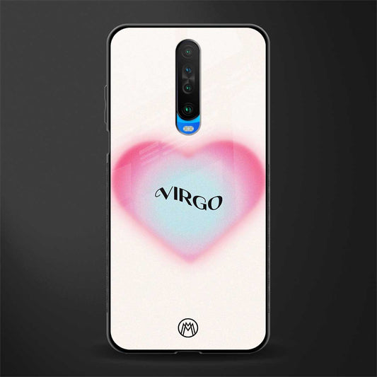 virgo minimalistic glass case for poco x2 image