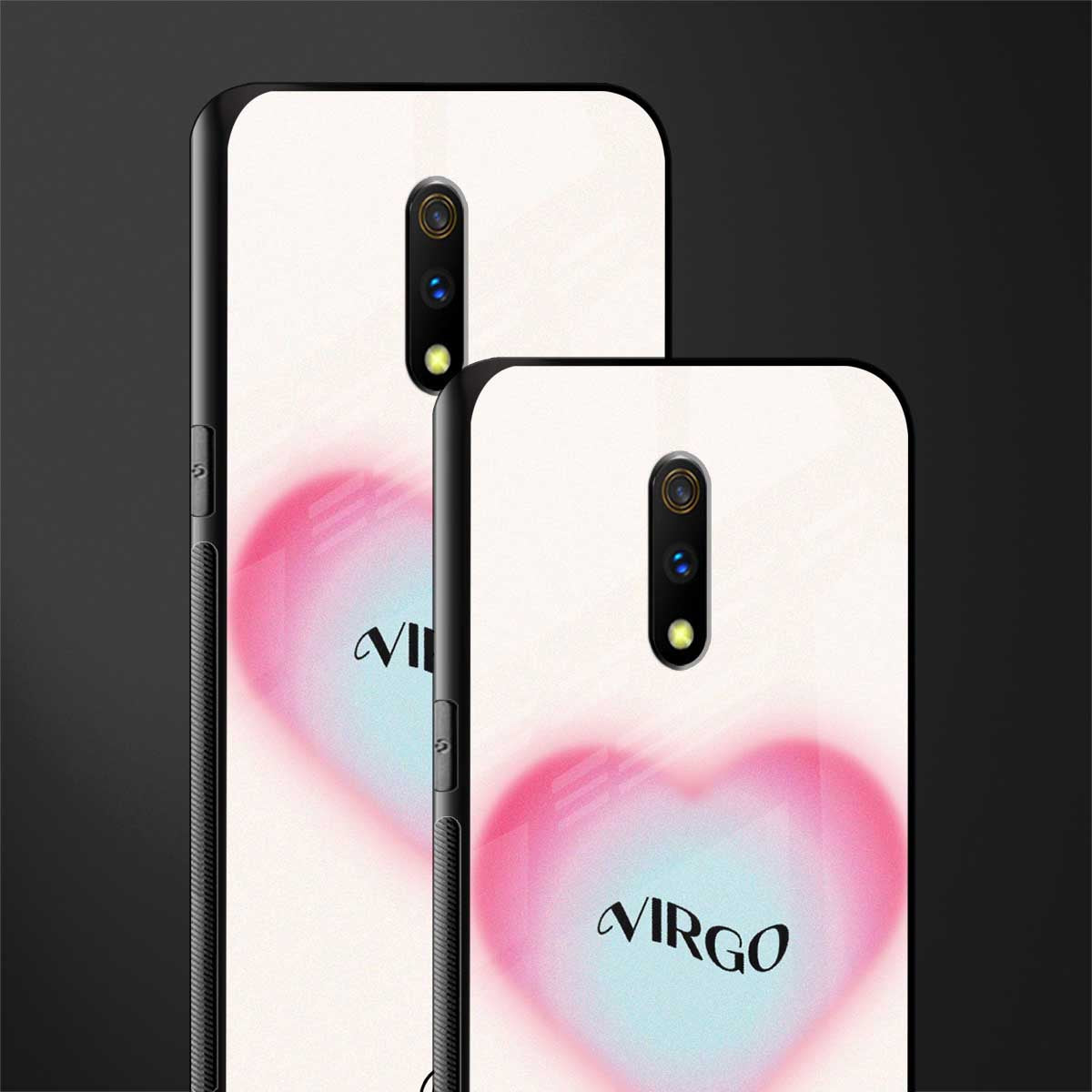 virgo minimalistic glass case for oppo k3 image-2