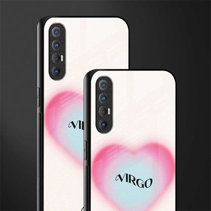 virgo minimalistic glass case for oppo reno 3 pro image-2