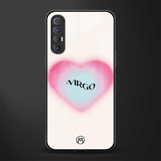 virgo minimalistic glass case for oppo reno 3 pro image
