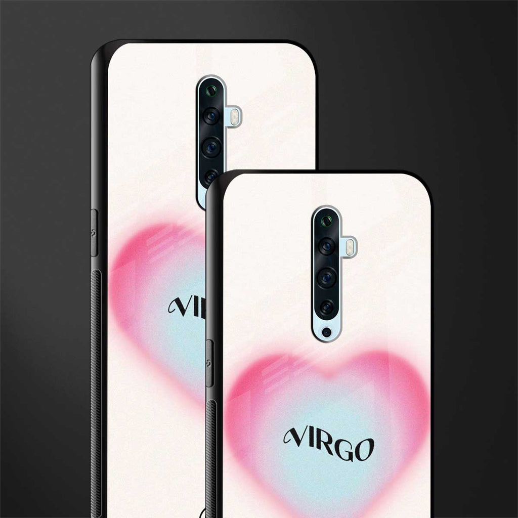 virgo minimalistic glass case for oppo reno 2z image-2