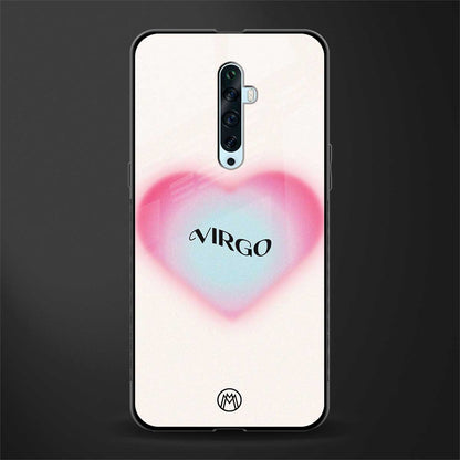virgo minimalistic glass case for oppo reno 2f image