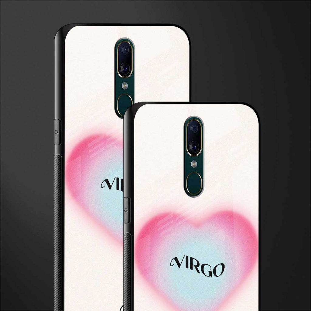 virgo minimalistic glass case for oppo a9 image-2
