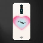 virgo minimalistic glass case for oppo f11 image