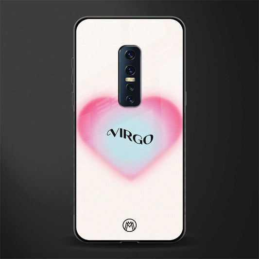 virgo minimalistic glass case for vivo v17 pro image
