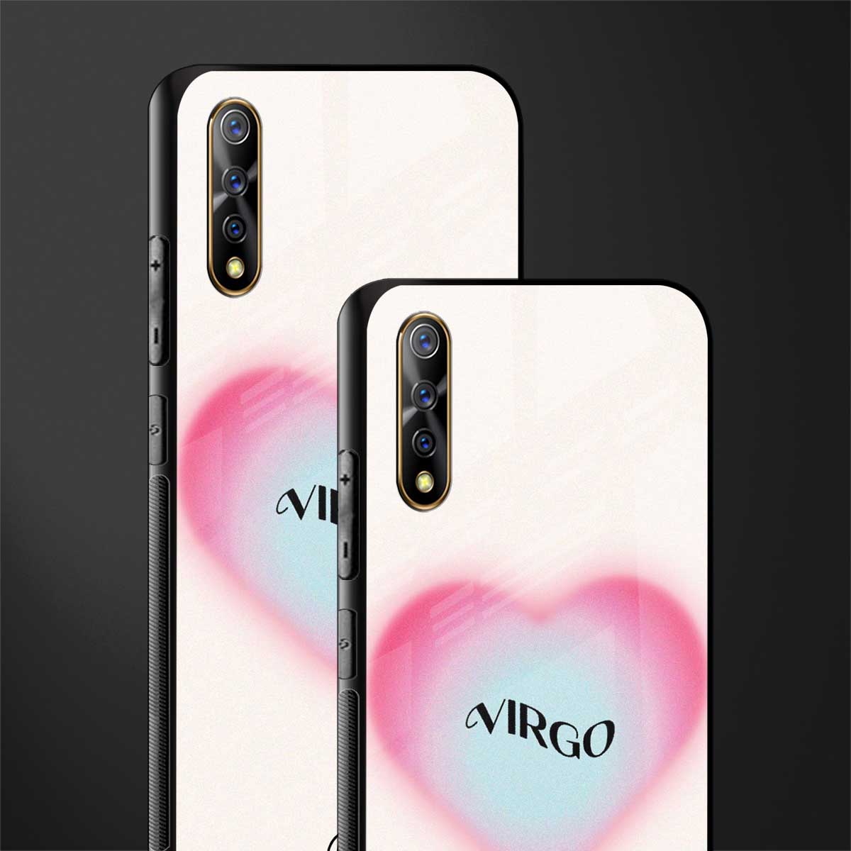 virgo minimalistic glass case for vivo s1 image-2