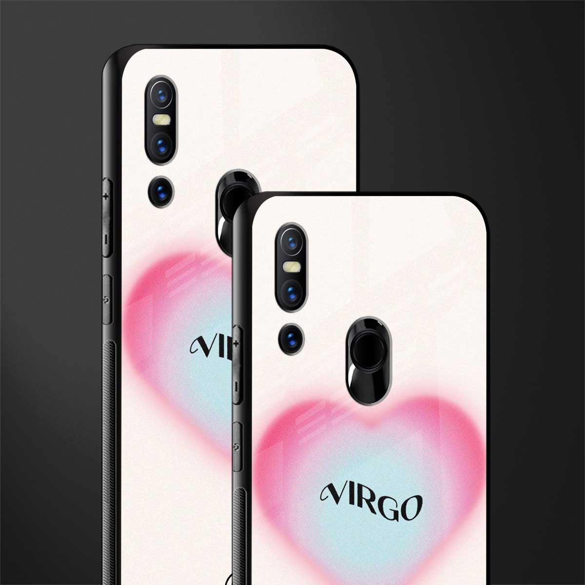 virgo minimalistic glass case for vivo v15 image-2