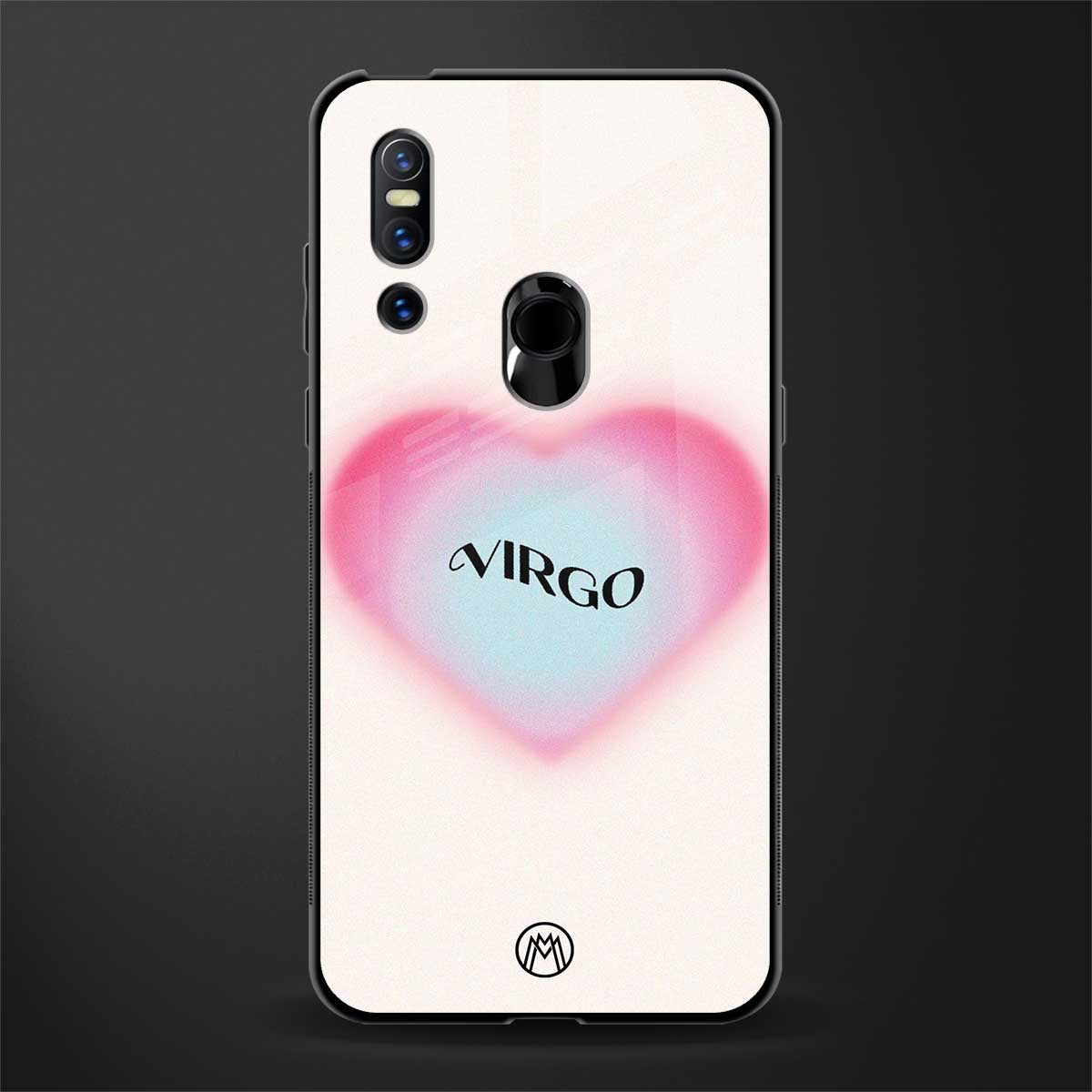 virgo minimalistic glass case for vivo v15 image