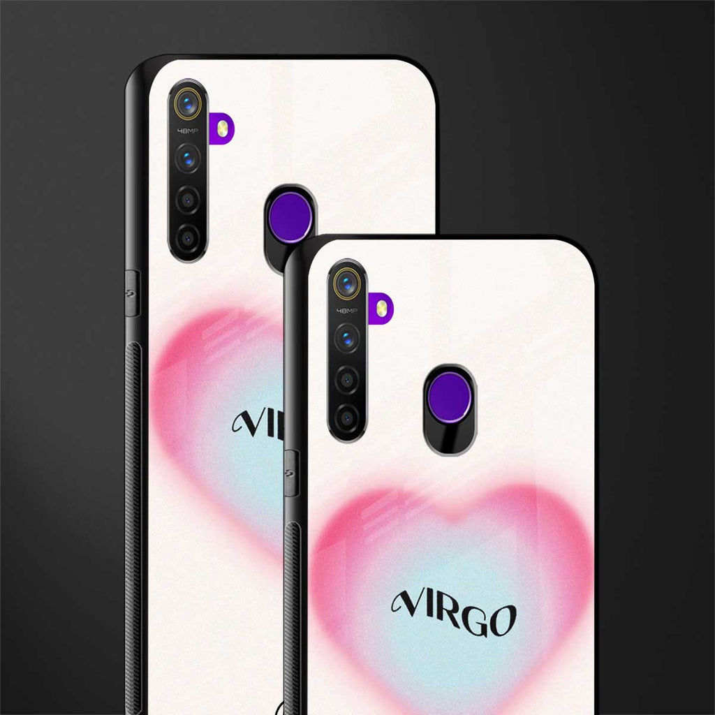 virgo minimalistic glass case for realme 5 image-2