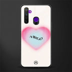 virgo minimalistic glass case for realme 5 pro image