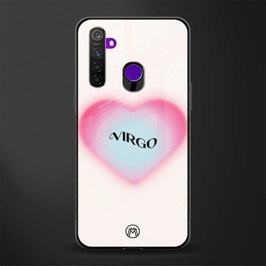 virgo minimalistic glass case for realme 5i image