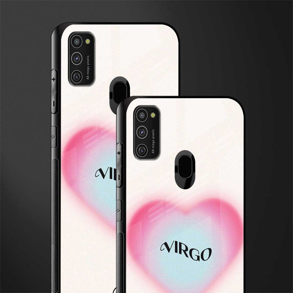 virgo minimalistic glass case for samsung galaxy m21 image-2