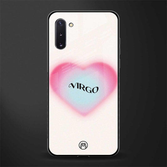 virgo minimalistic glass case for samsung galaxy note 10 image