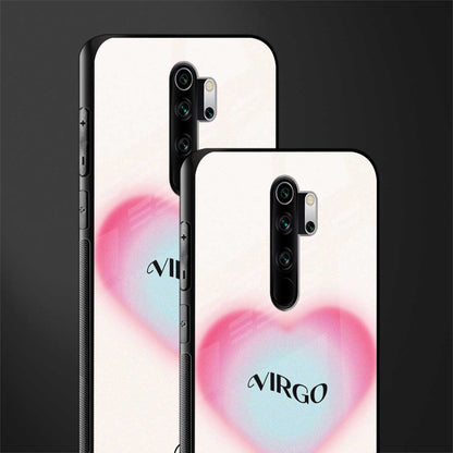 virgo minimalistic glass case for redmi note 8 pro image-2