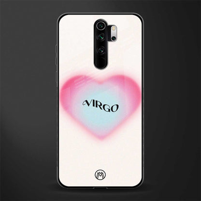 virgo minimalistic glass case for redmi note 8 pro image