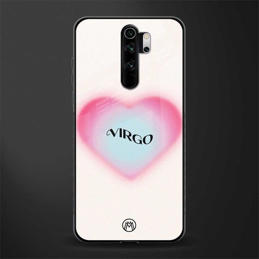 virgo minimalistic glass case for redmi note 8 pro image