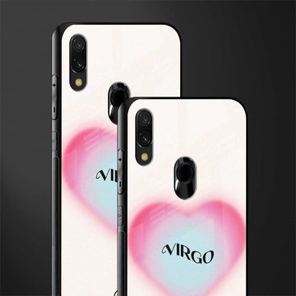 virgo minimalistic glass case for redmi note 7 pro image-2