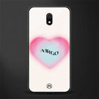 virgo minimalistic glass case for redmi 8a image