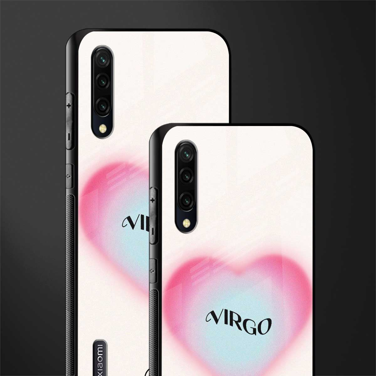 virgo minimalistic glass case for mi a3 redmi a3 image-2