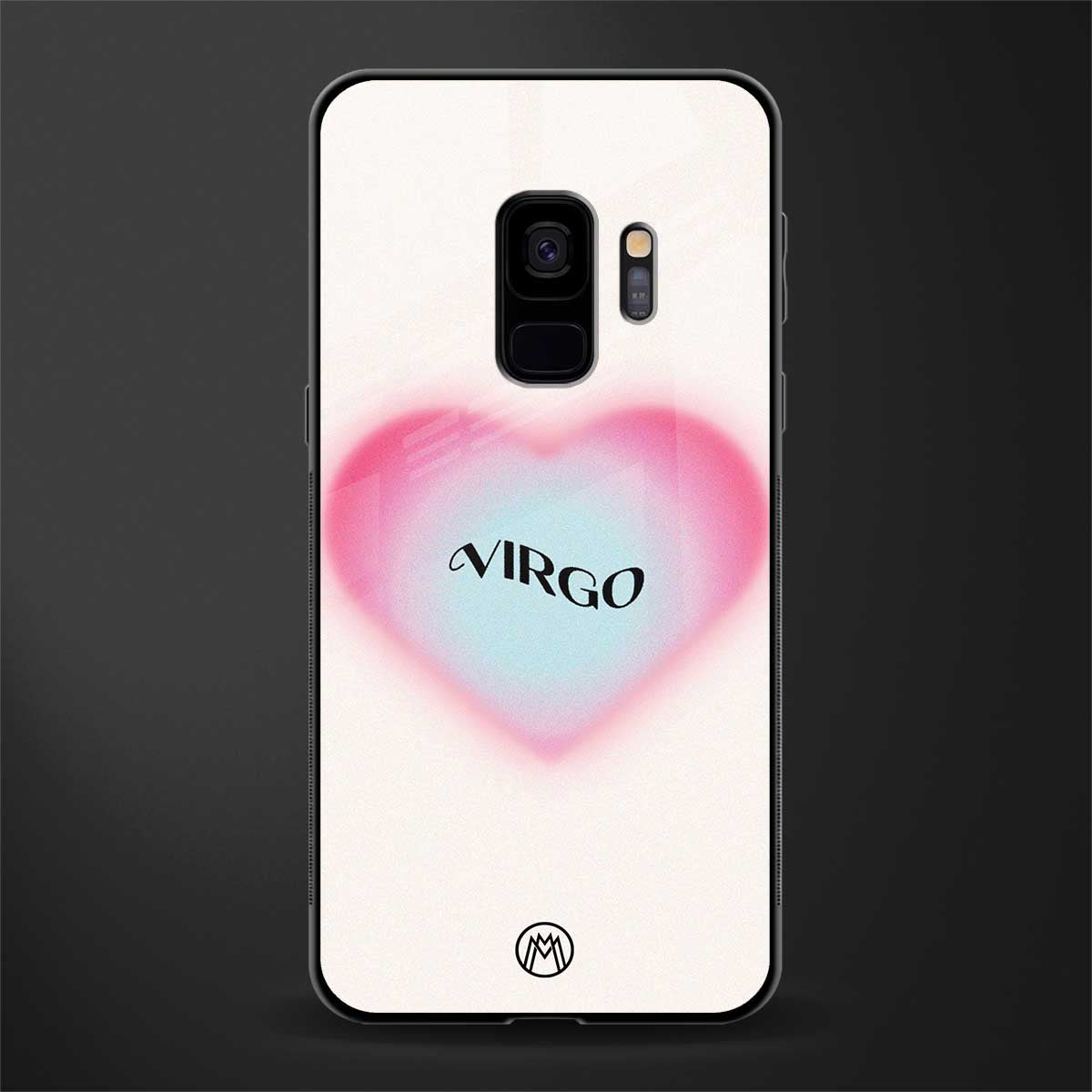 virgo minimalistic glass case for samsung galaxy s9 image