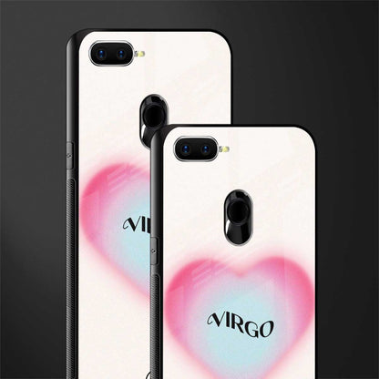 virgo minimalistic glass case for oppo a7 image-2