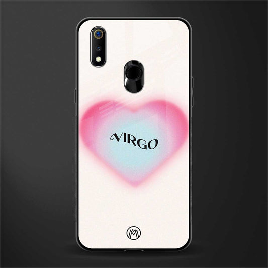 virgo minimalistic glass case for realme 3i image