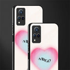 virgo minimalistic glass case for vivo v21 5g image-2