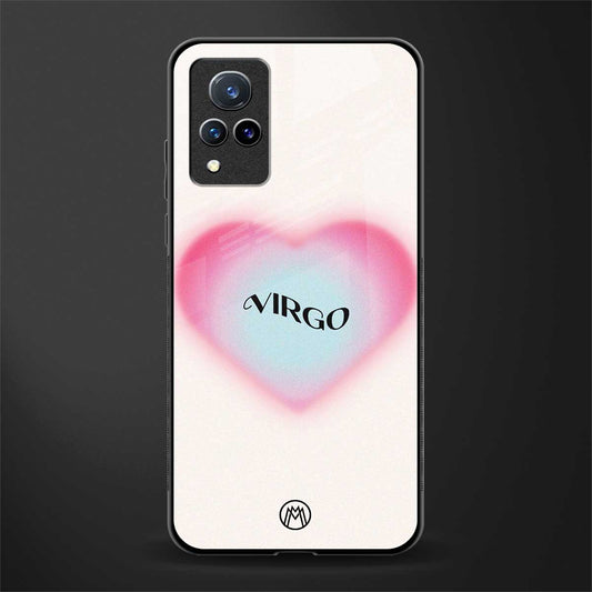virgo minimalistic glass case for vivo v21 5g image