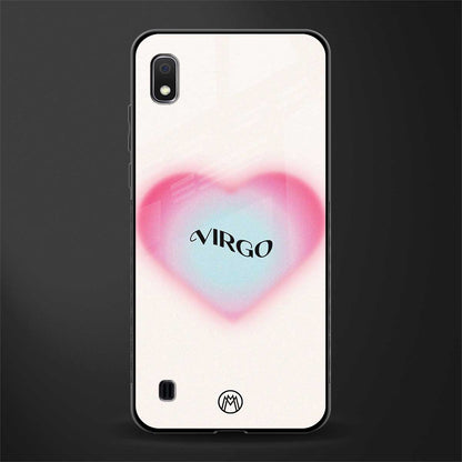 virgo minimalistic glass case for samsung galaxy a10 image