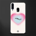 virgo minimalistic glass case for samsung galaxy a20s image