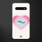 virgo minimalistic glass case for samsung galaxy s10 plus image