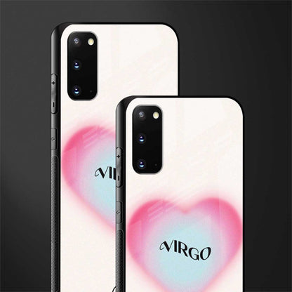 virgo minimalistic glass case for samsung galaxy s20 image-2