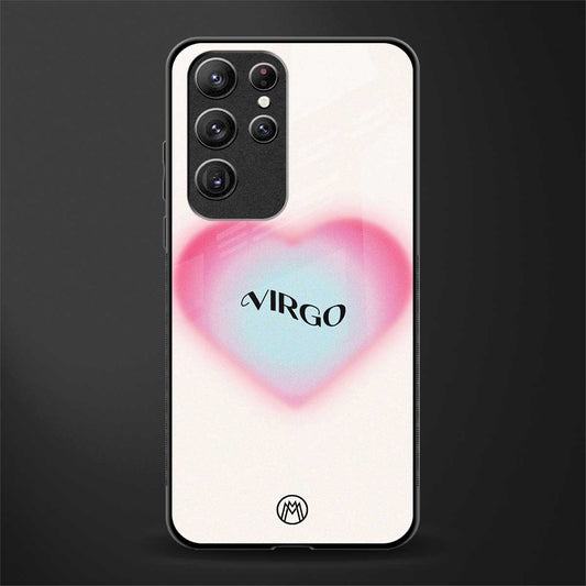 virgo minimalistic glass case for samsung galaxy s21 ultra image