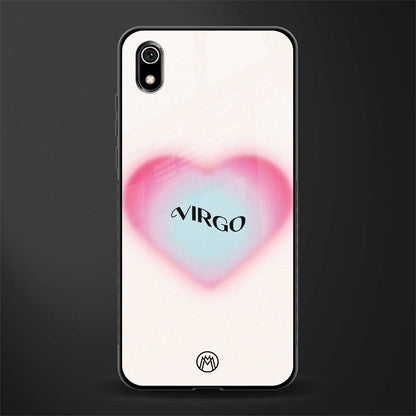 virgo minimalistic glass case for redmi 7a image