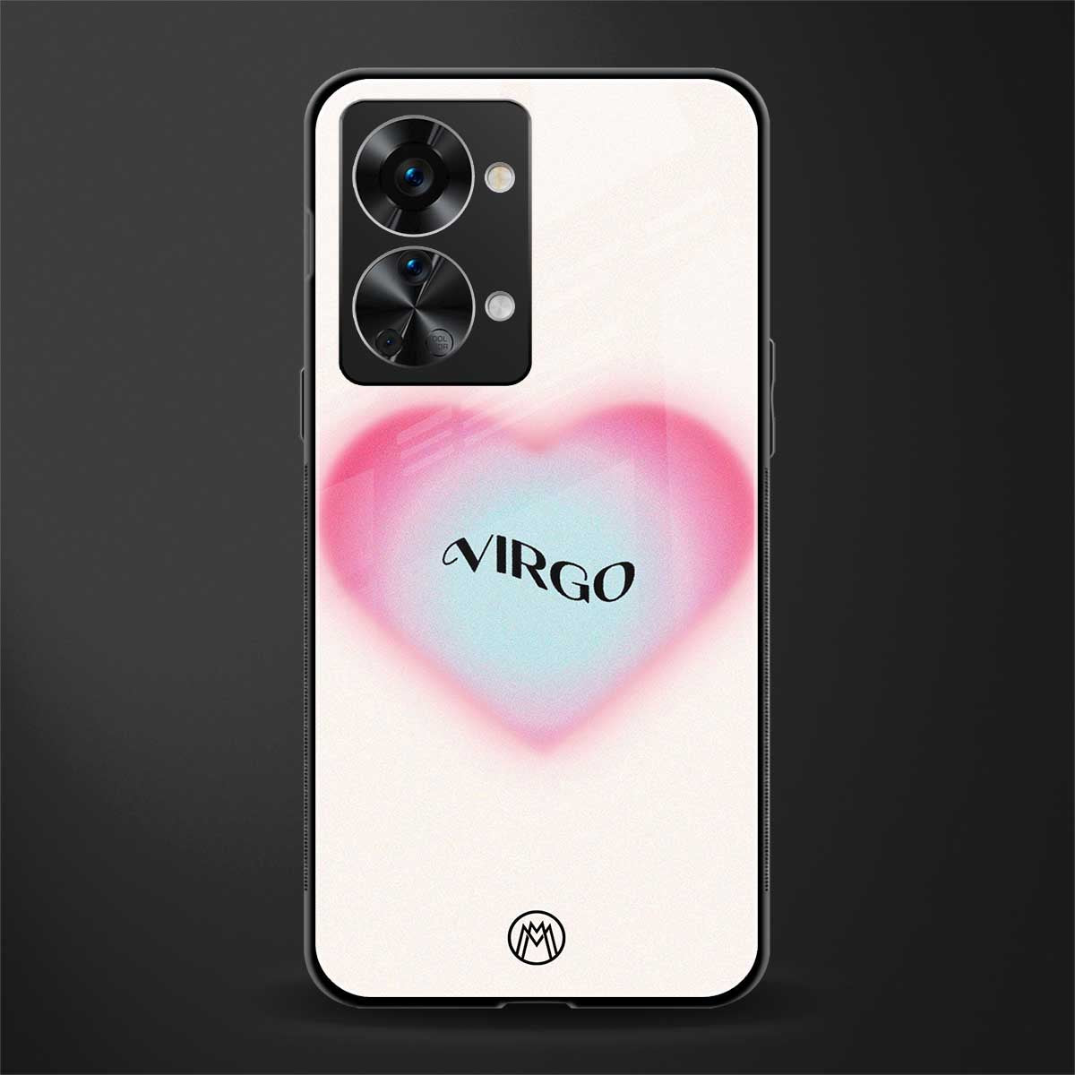 virgo minimalistic glass case for phone case | glass case for oneplus nord 2t 5g