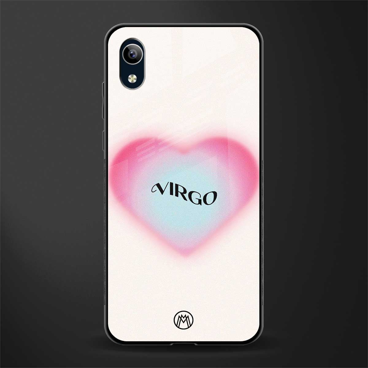 virgo minimalistic glass case for vivo y91i image