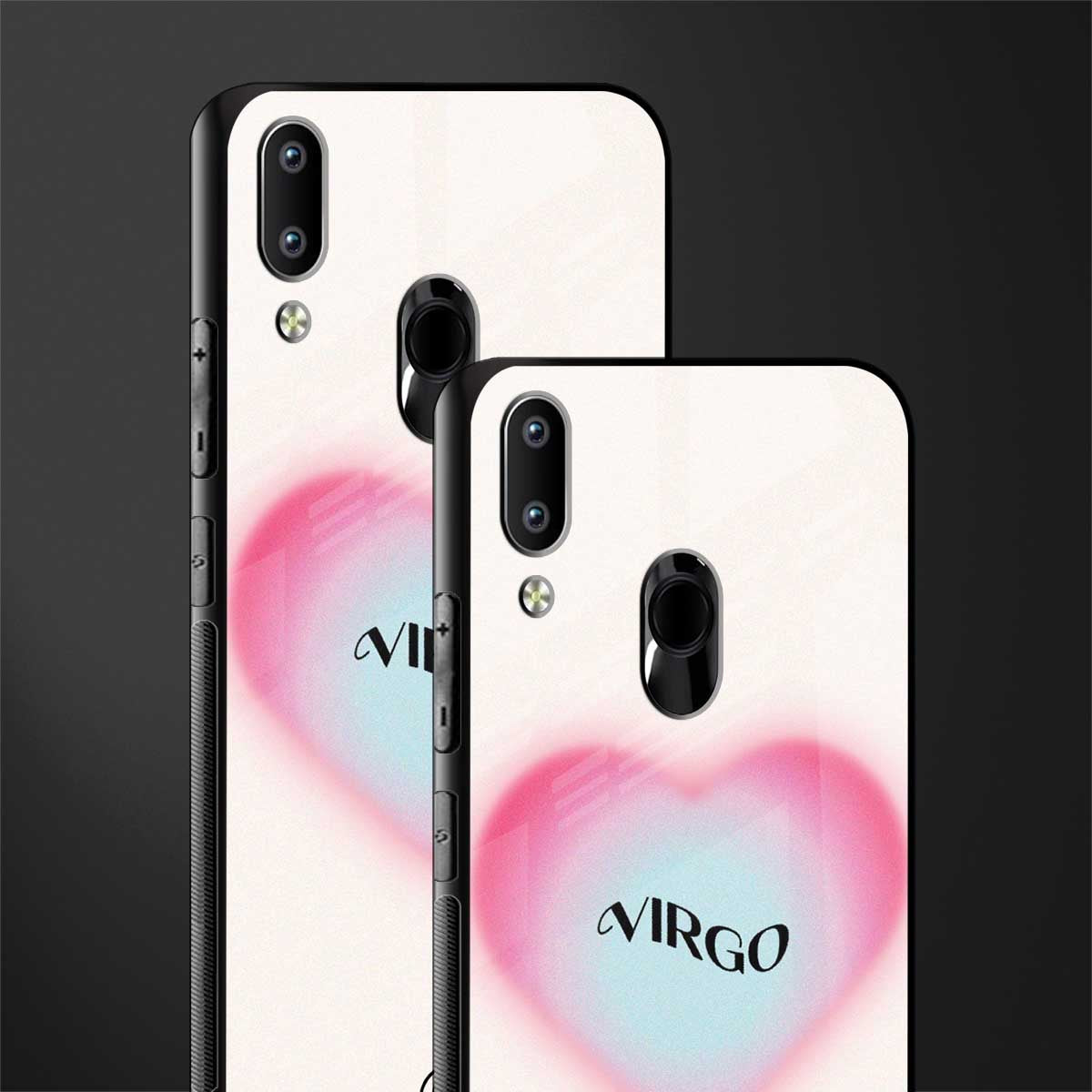 virgo minimalistic glass case for vivo y91 image-2
