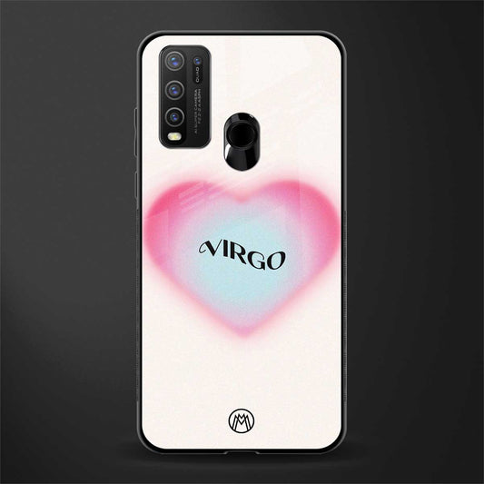 virgo minimalistic glass case for vivo y30 image