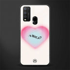 virgo minimalistic glass case for vivo y50 image