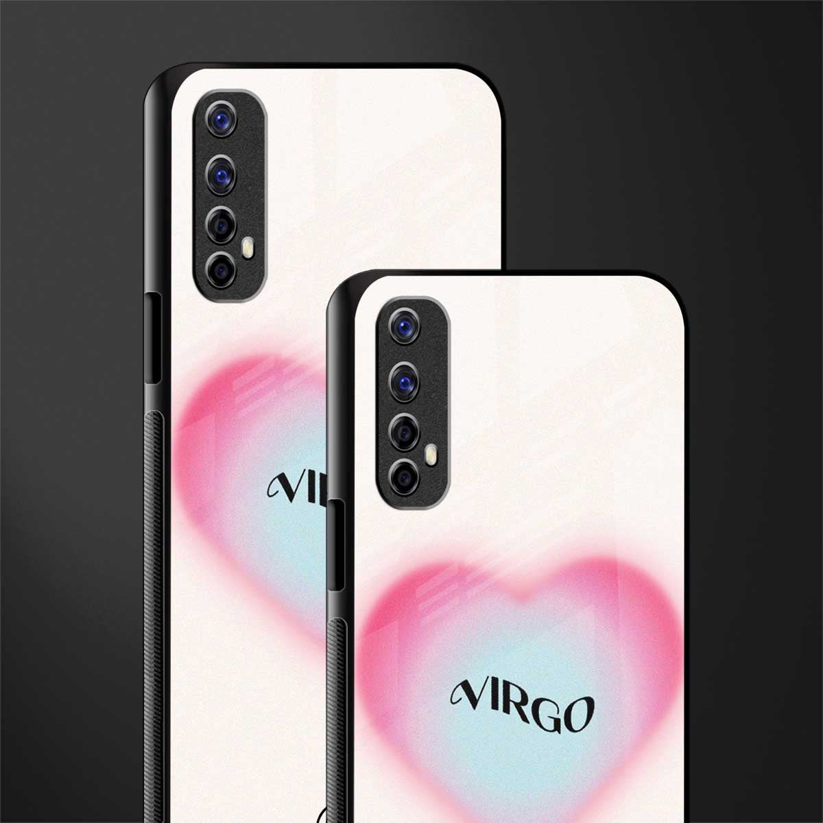 virgo minimalistic glass case for realme 7 image-2