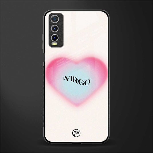 virgo minimalistic glass case for vivo y20 image