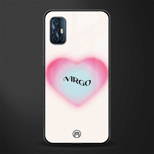 virgo minimalistic glass case for vivo v17 image