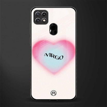 virgo minimalistic glass case for oppo a15s image