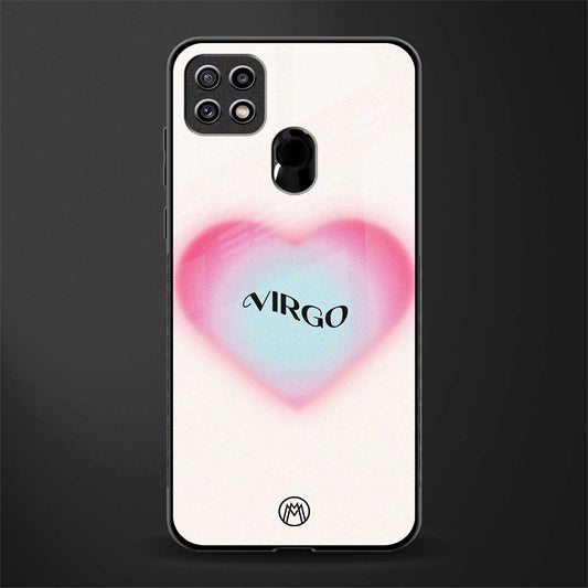 virgo minimalistic glass case for oppo a15 image
