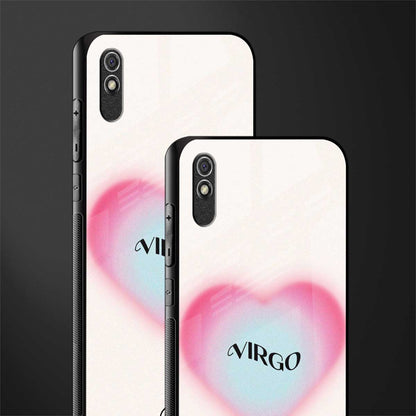 virgo minimalistic glass case for redmi 9i image-2