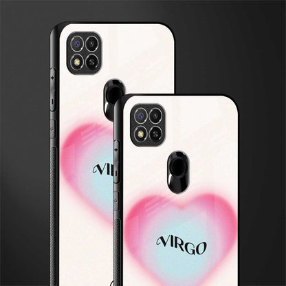 virgo minimalistic glass case for redmi 9 image-2