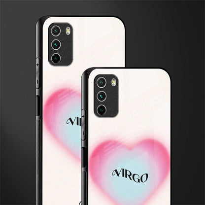 virgo minimalistic glass case for poco m3 image-2