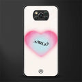 virgo minimalistic glass case for poco x3 image